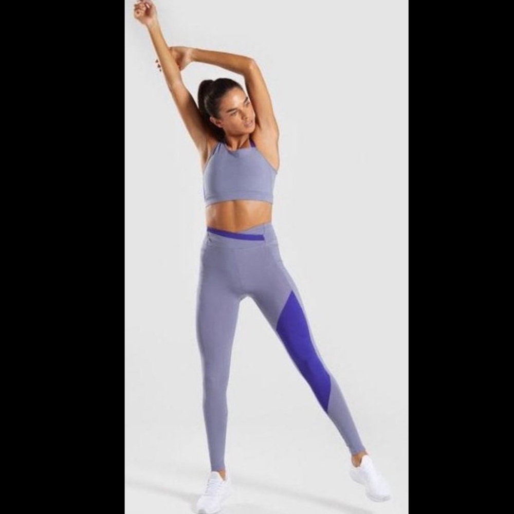 Gymshark Asymmetric SET Steel Blue/Indigo